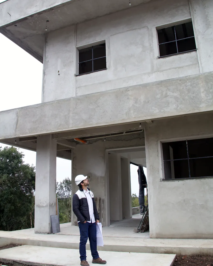 Residência em estrutura de concreto: estrutura em concreto armado